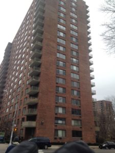 The Vaux condo as seen from Central Park west. Corner apartments are 2bd/2ba with terrace